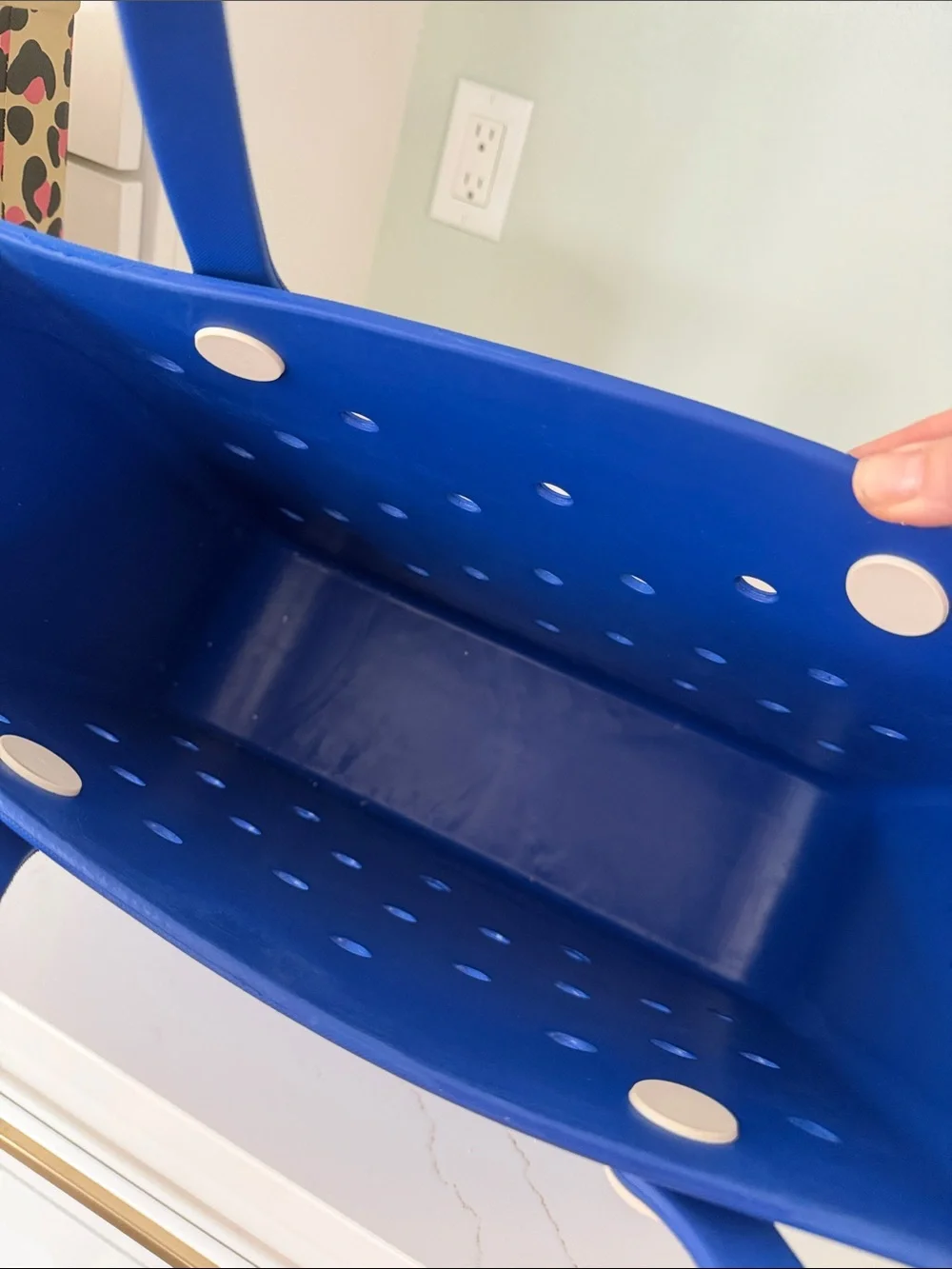 BOGG BAG Size Medium-ish Royal Blue Perforated Tote